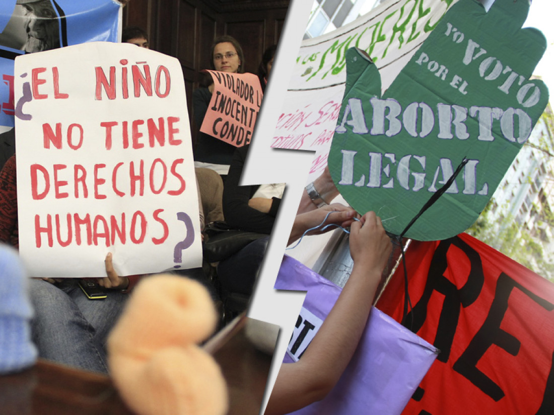 Senado: Mujeres organizadas en defensa del aborto no punible
