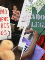 Senado: Mujeres organizadas en defensa del aborto no punible