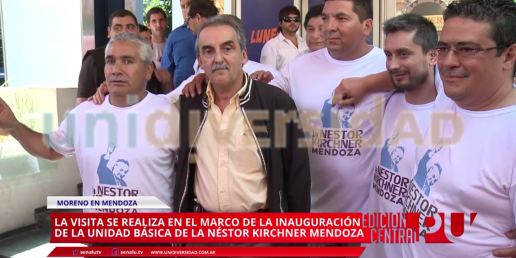Guillermo Moreno se reunió con trabajadores del Casino de Mendoza