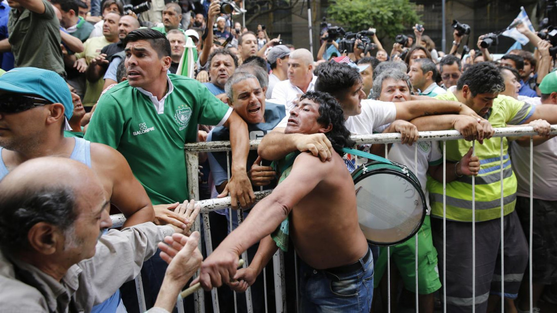 La CGT mostró sus flaquezas en plena protesta