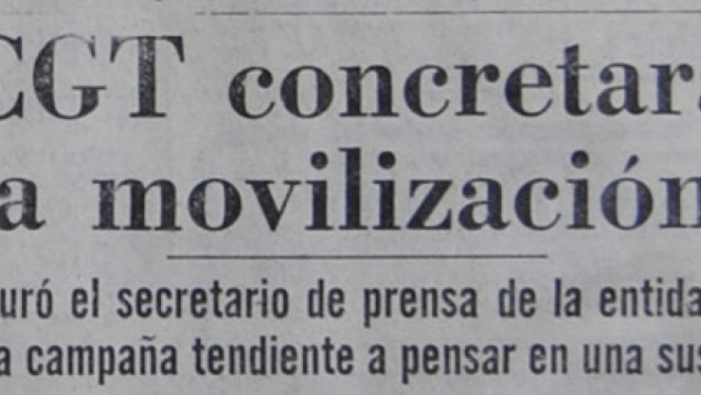 imagen "Paz, pan y trabajo": a 35 años de la marcha que marcó al movimiento obrero