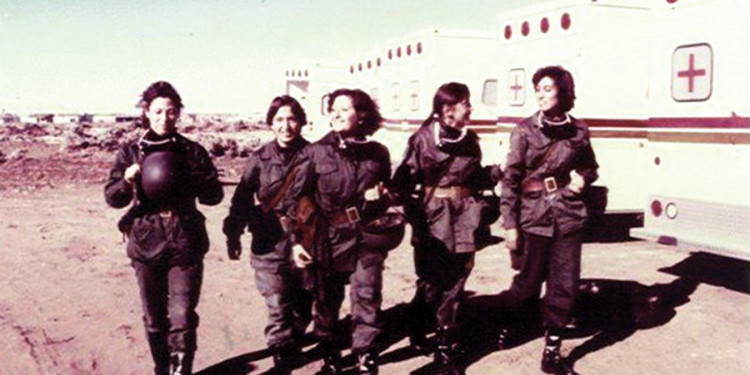 A las mujeres de la Guerra, no las hemos de olvidar