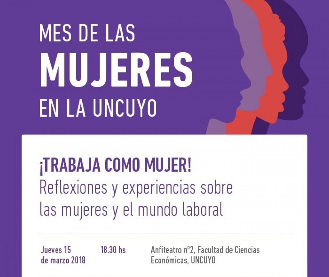 Siguen las actividades por el Mes de la Mujer en la UNCUYO