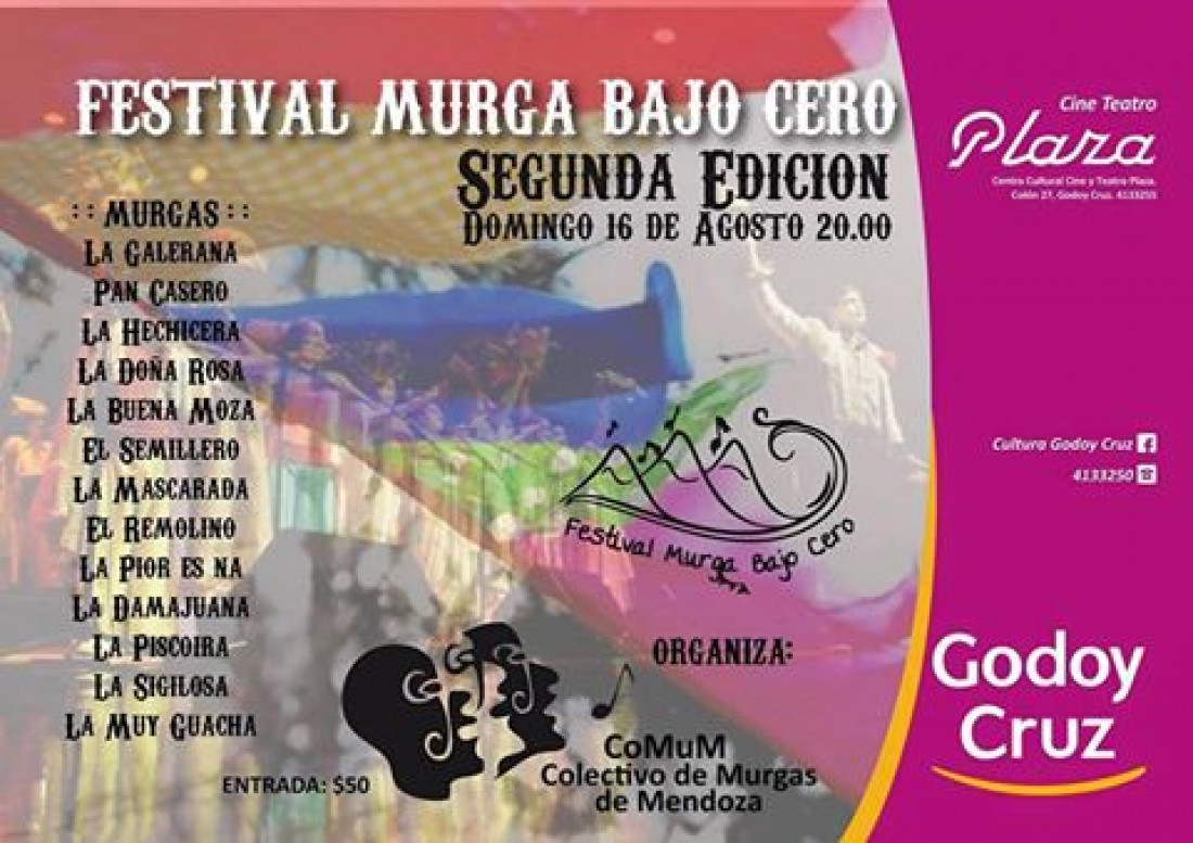 Se viene el Festival Murga Bajo Cero