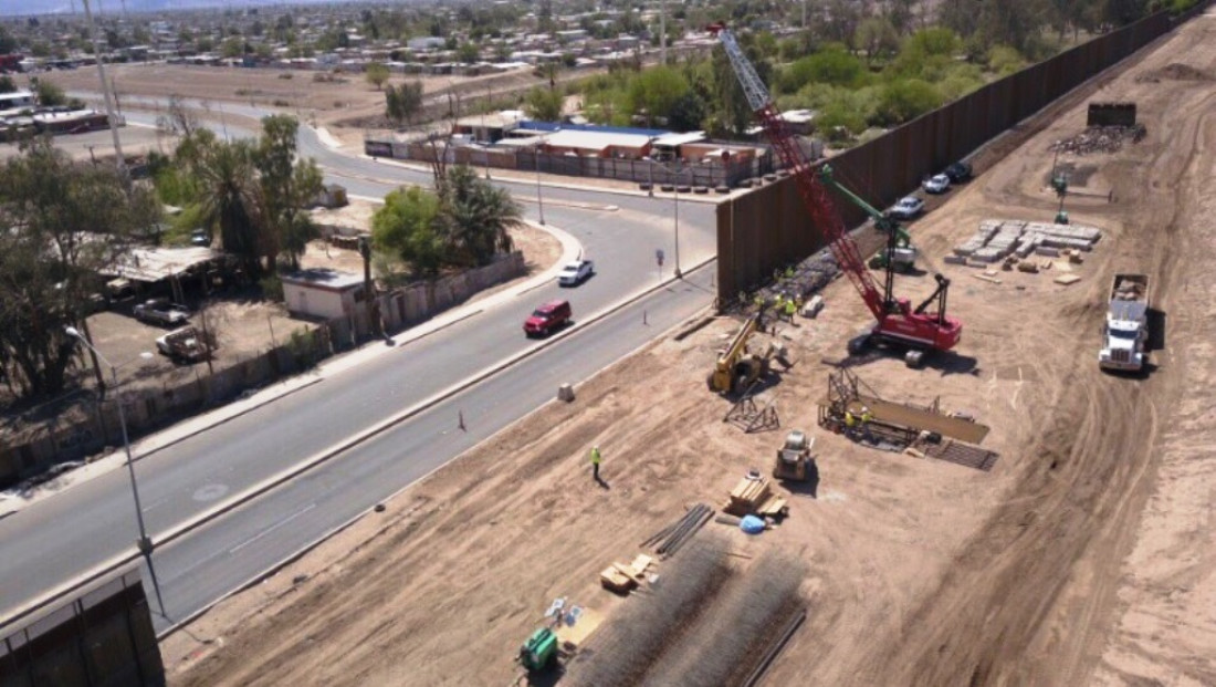 Trump mostró las primeras imágenes del muro que dividirá Estados Unidos de México 