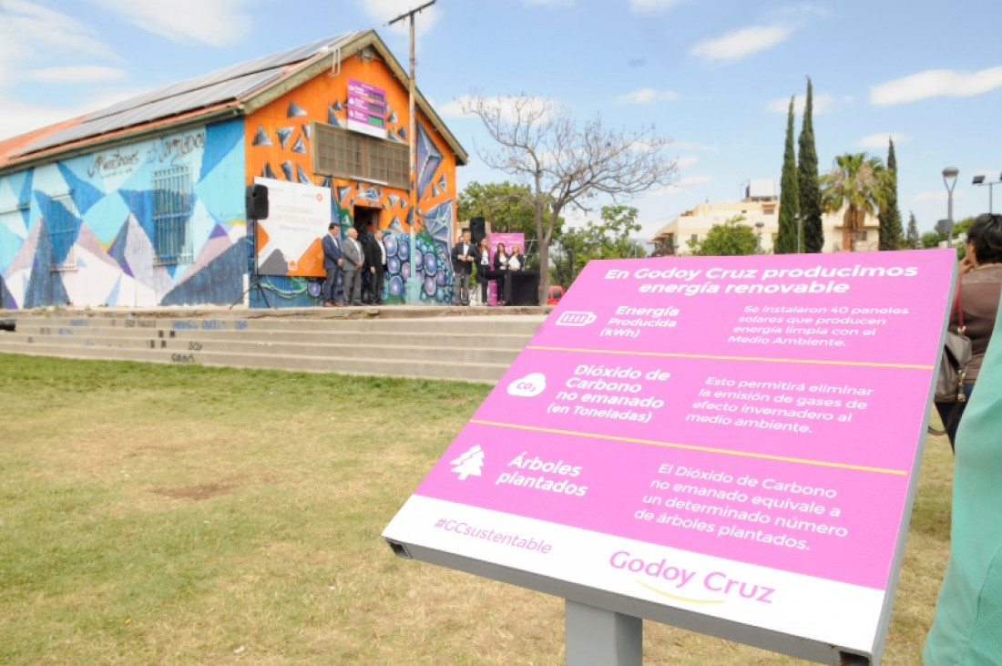 Godoy Cruz, departamento pionero en uso de energía solar