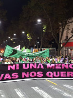 La marcha Ni Una Menos pidió por el aborto legal