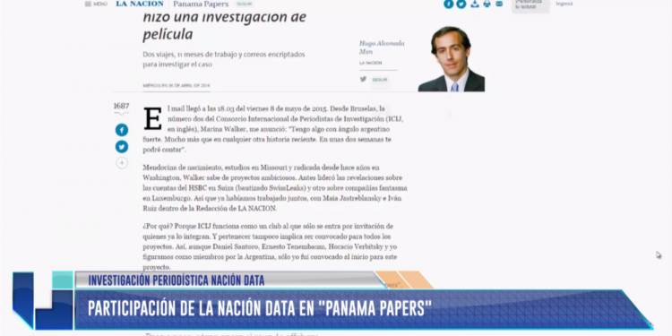 Participación de La Nación Data en #PanamaPapers