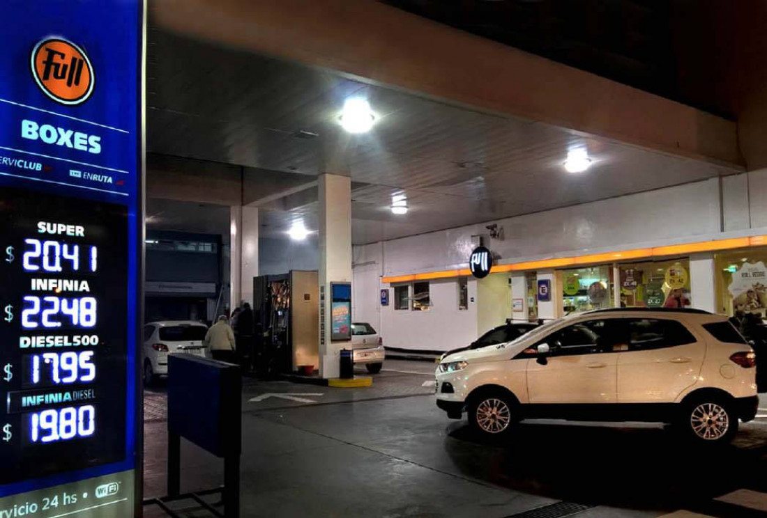 Aumentaron los combustibles: 7,2% la nafta y 6% el gasoil