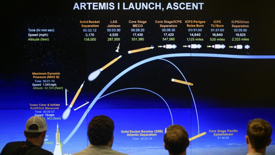 Se canceló el lanzamiento de la misión Artemis I a la Luna por un problema en el motor