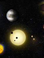 La NASA descubrió nueve planetas que podrían albergar vida