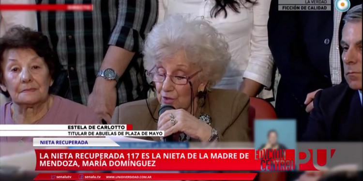 Abuelas: restituyeron a la nieta 117