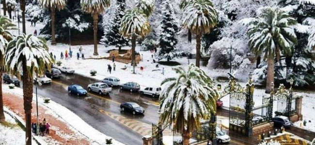 Mendoza tuvo nevadas inusuales durante julio