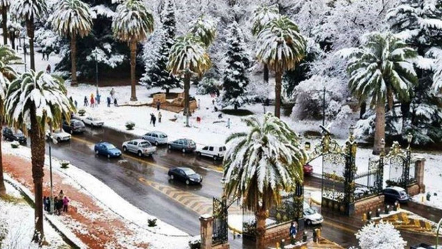 imagen Mendoza tuvo nevadas inusuales durante julio