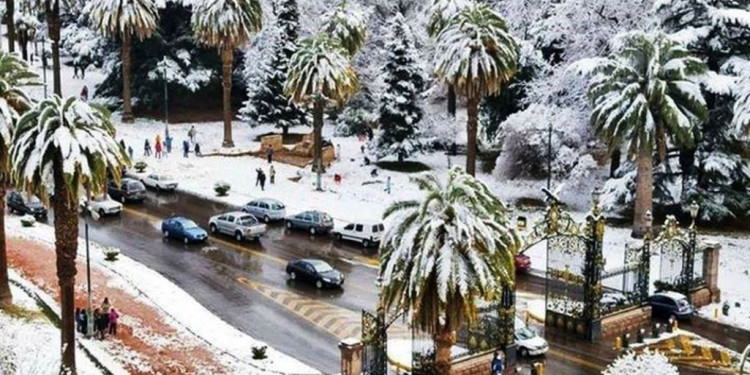 Mendoza tuvo nevadas inusuales durante julio
