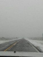 Nieva en el Gran Mendoza y el sur provincial