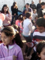 Donación de juguetes en el Barrio La Favorita