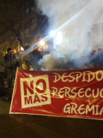 Trabajadores de diario UNO se movilizaron a la Subsecretaría de Trabajo