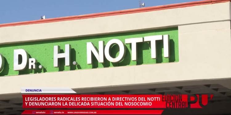 Denuncian delicada situación en hospital Notti