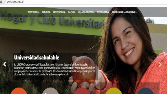 imagen La UNCUYO renovó su web