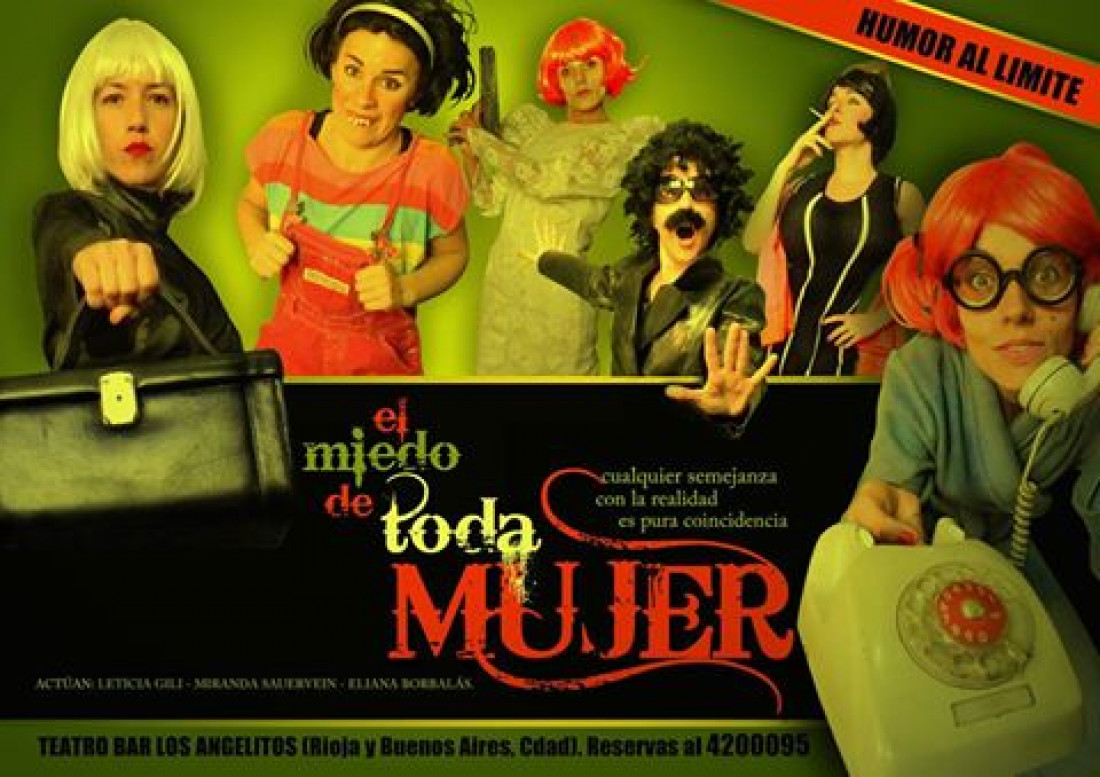 "El miedo de toda mujer", en el Bar Los Angelitos