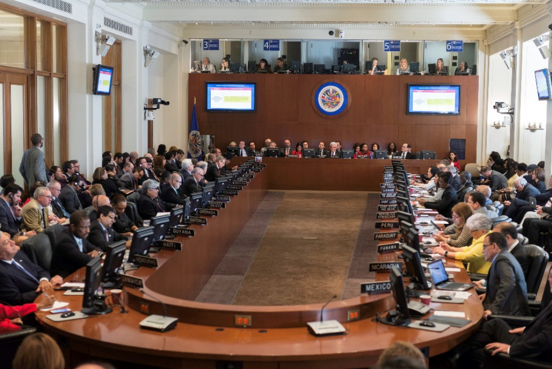 Bolivia bloqueó la sesión en la OEA sobre la crisis en Venezuela