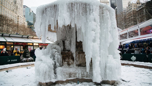 imagen Hay once muertos por la ola de frío polar en Estados Unidos
