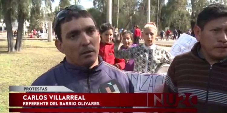 Vecinos del barrio Olivares reclamaron por urbanización