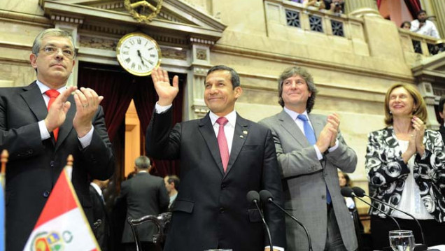 imagen Humala solidario por causa Malvinas  
