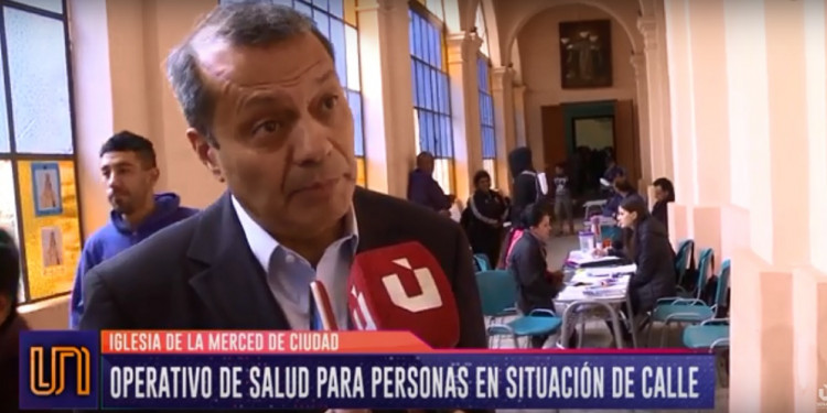 Operativo de salud para personas en situación de calle