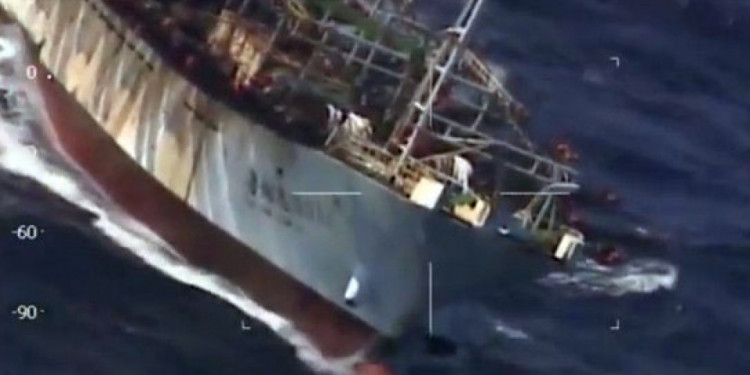 China expresó preocupación por el hundimiento del pesquero en Chubut