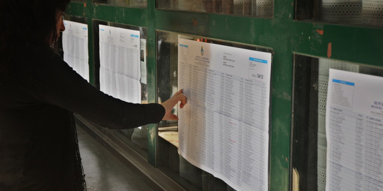 Consultá acá el padrón definitivo para el 13 de agosto