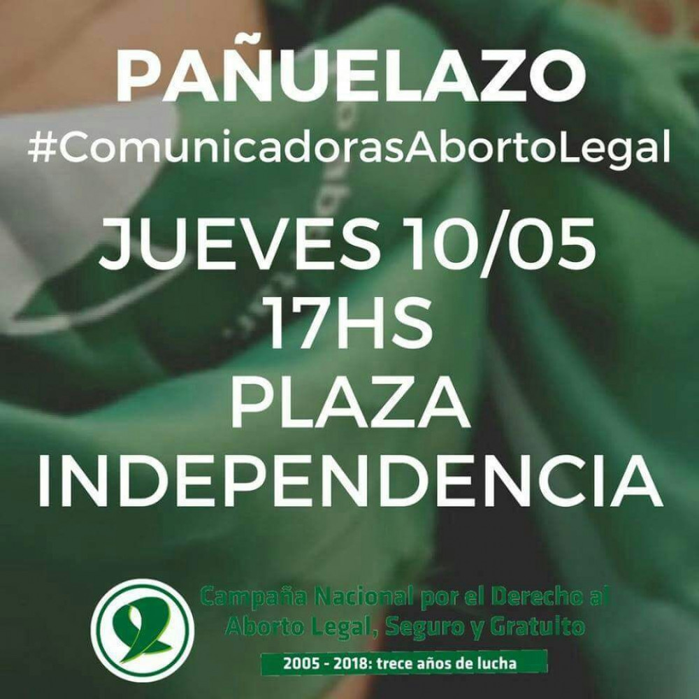 Cientos de comunicadoras mendocinas por el aborto legal