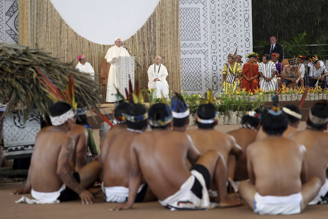 En Perú, el Papa cargó contra la trata de personas 