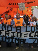 Así transcurre la jornada de protesta en Mendoza