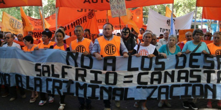 Así transcurre la jornada de protesta en Mendoza