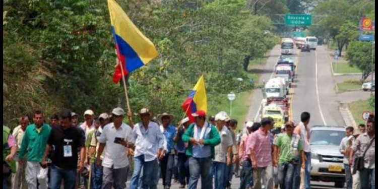  El paro agrario en Colombia cumple 10 días