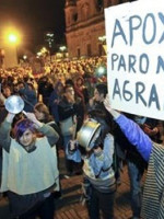 Tercer día de Paro Agrario en Colombia