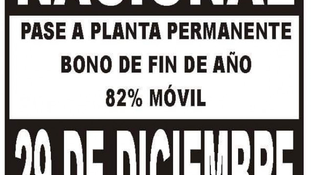 imagen ATE Nacional convocó a un paro para el 29 de diciembre