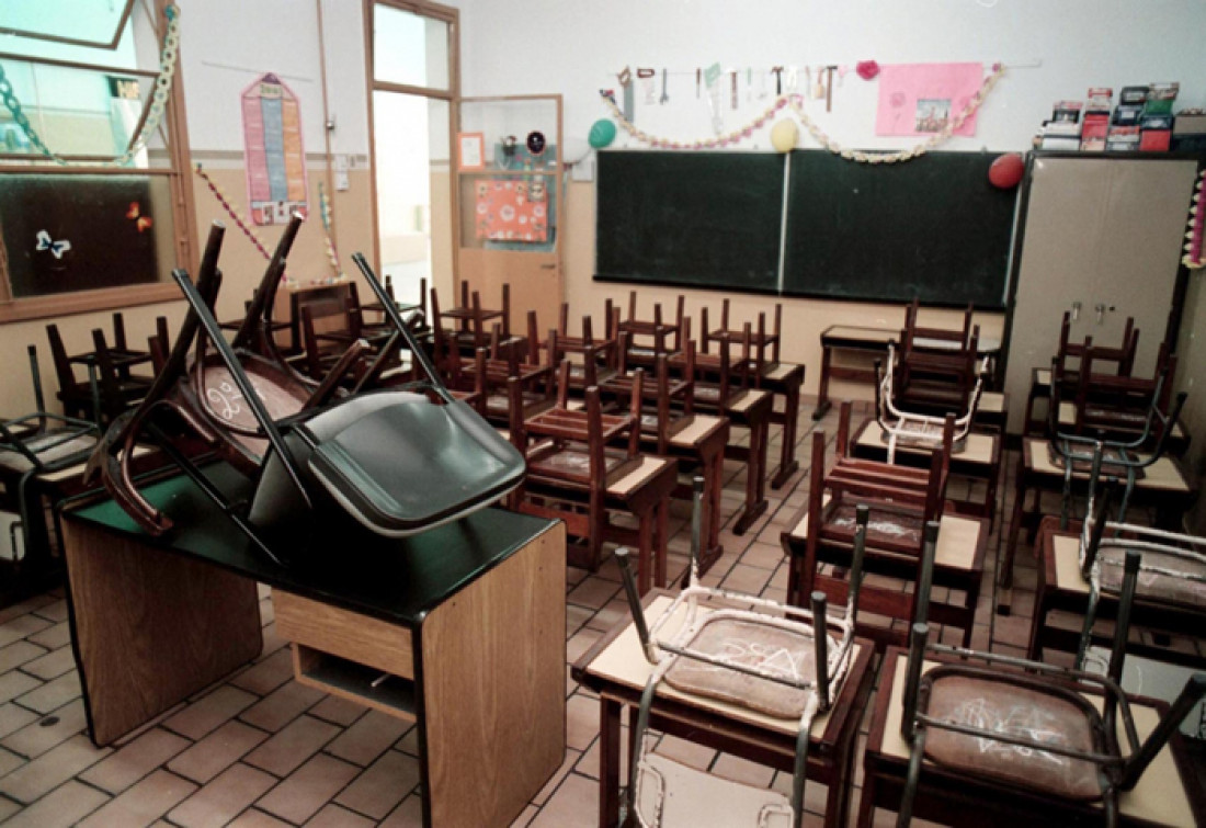 En el primer día de clases el paro docente se hizo sentir