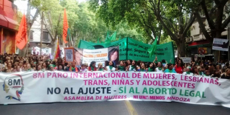 #8M: La proclama de las mujeres en Mendoza 