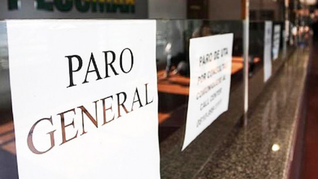 imagen El paro general le costará al Estado Nacional $ 31.600 millones 