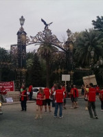 Periodistas de Diario Uno realizaron medidas ante el despido de trabajadores