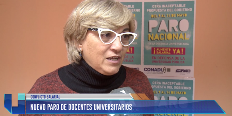 Nuevo paro de docentes universitarios