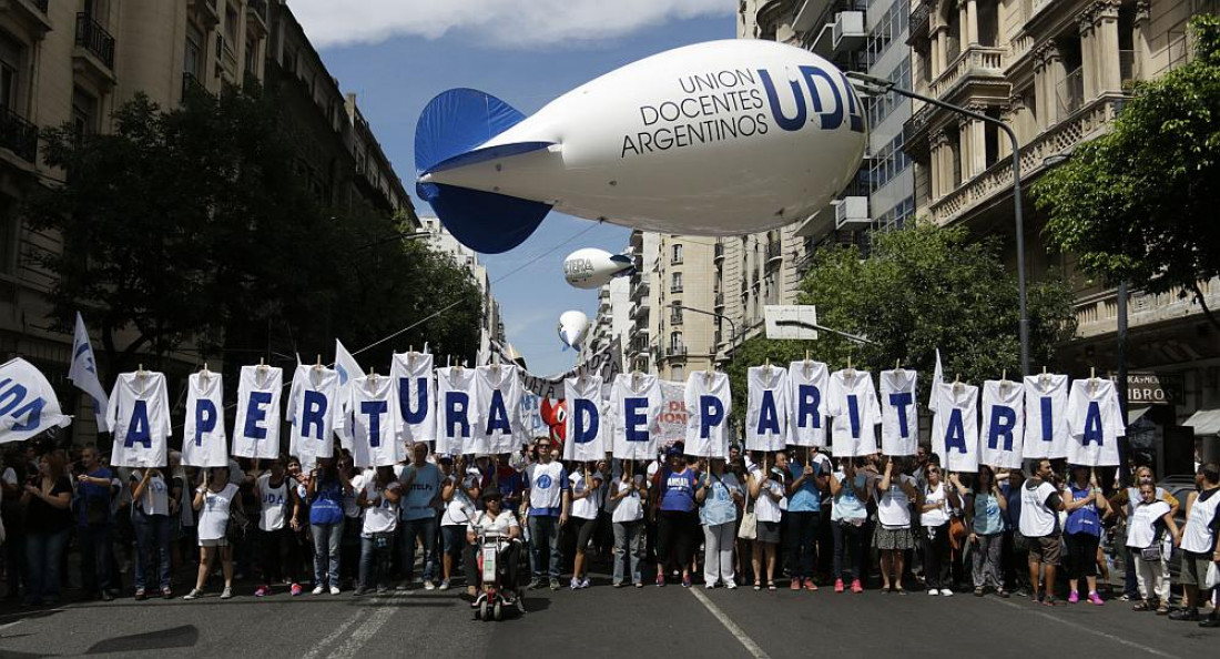 Docentes cerrarán el paro con una marcha en Plaza de Mayo