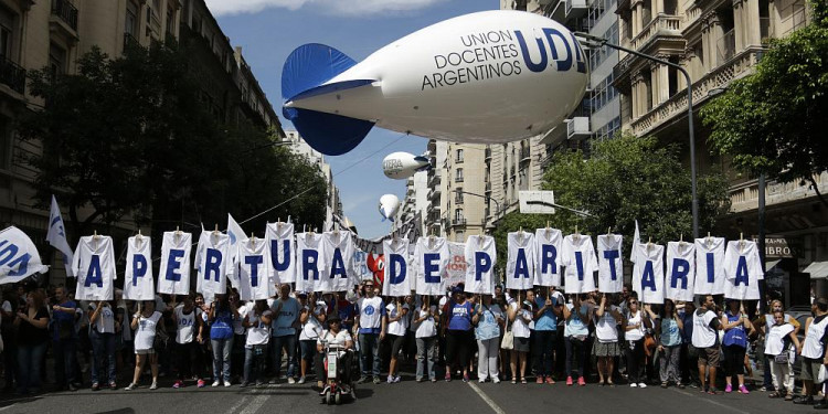 Docentes cerrarán el paro con una marcha en Plaza de Mayo