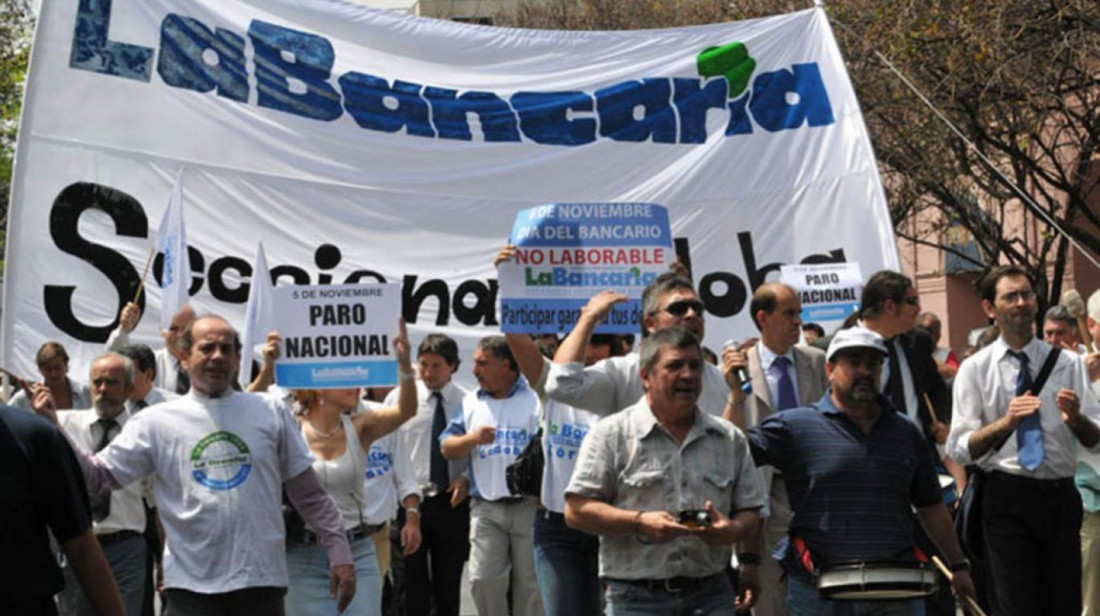 Bancarios preparan otra medida de fuerza por 72 horas