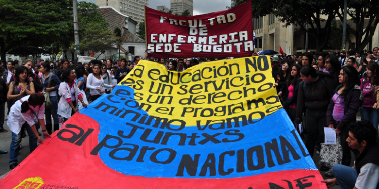 Estudiantes colombianos repudiarán reforma a la Ley de Educación Superior