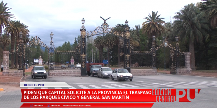 Piden traspaso de gestión del Parque Gral San Martín y Cívico