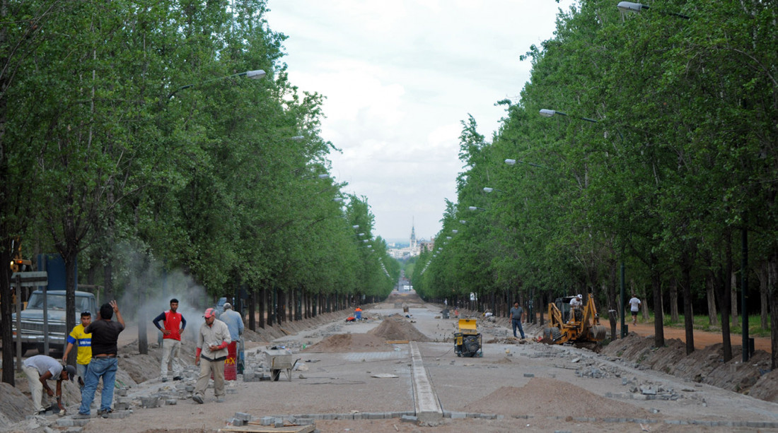 Después de meses de obras, la Avenida Libertador aún no está terminada